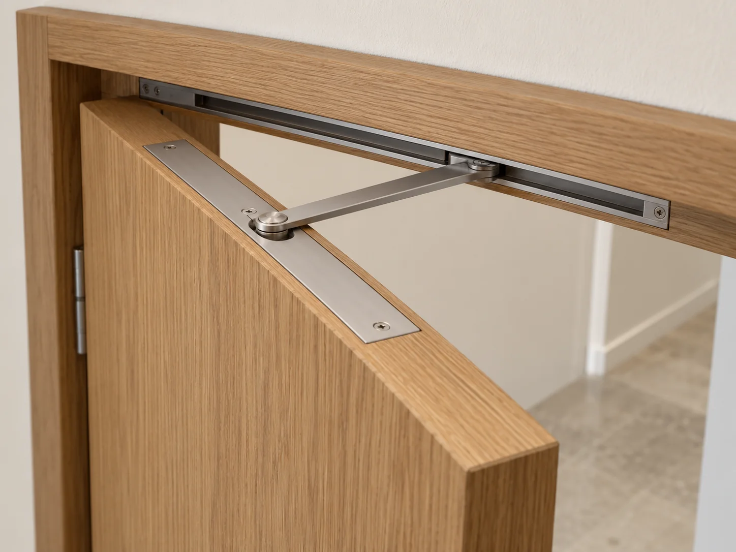 Concealed door closer